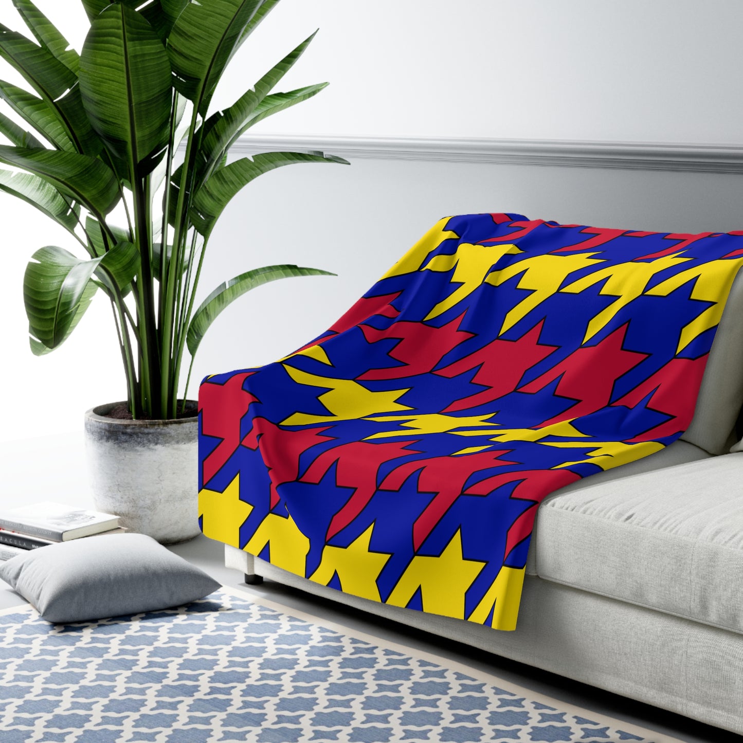 Andorra Retro Houndstooth Blanket Throw