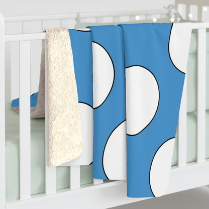 Guatemala Retro Polka Dots Blanket Throw