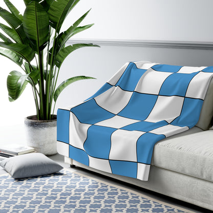Guatemala Retro Check Blanket Throw