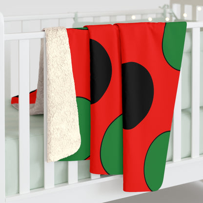 Malawi Retro Polka Dots Blanket Throw