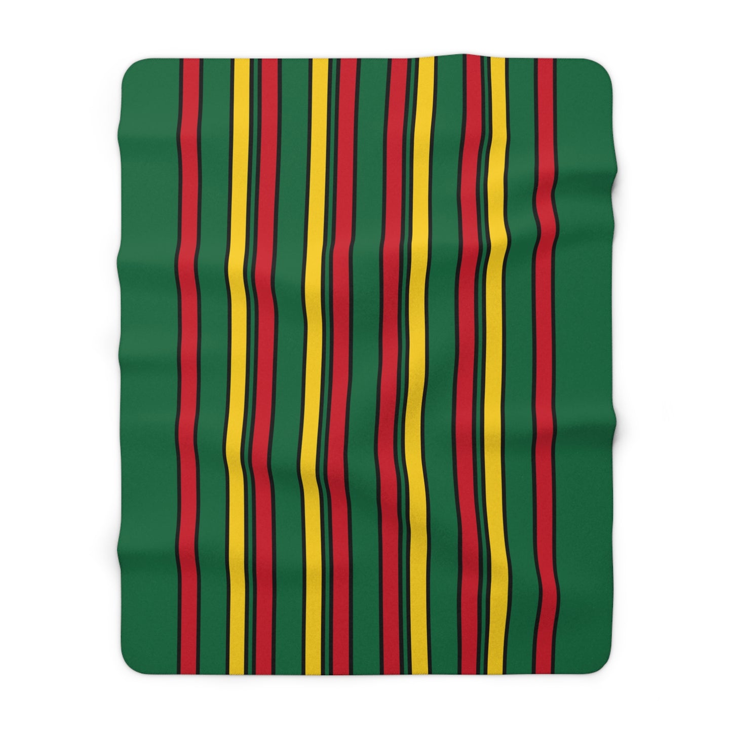 Ghana Retro Stripes Blanket Throw