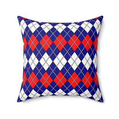 Heard Island And Mcdonald Islands Retro Argyle Cushion Pillow
