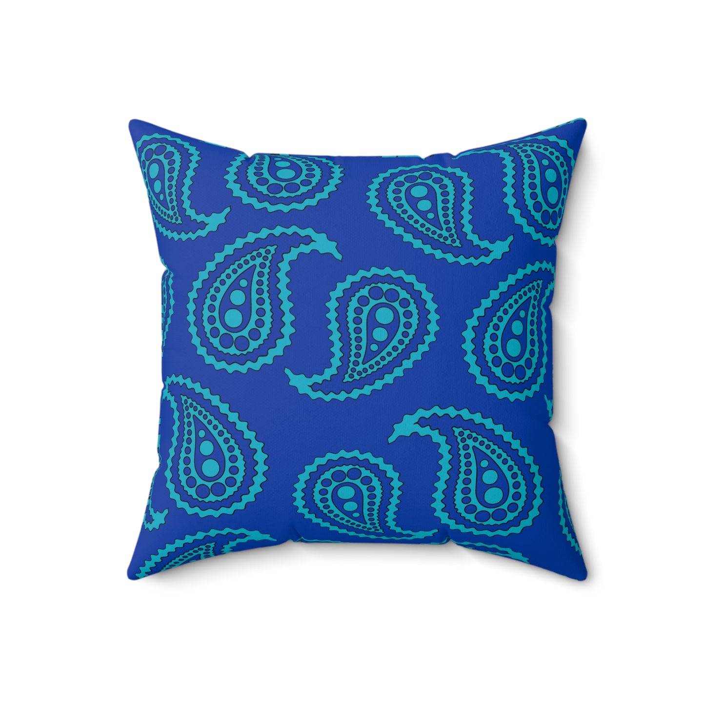 Pacific Islands Retro Paisley Cushion Pillow