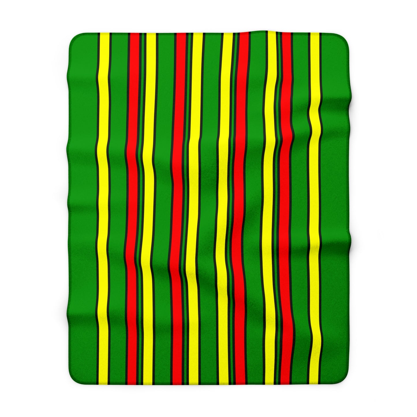 Guinea Retro Stripes Blanket Throw