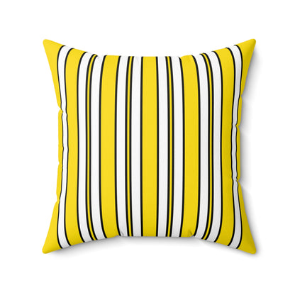 Vatican City Retro Stripes Cushion Pillow