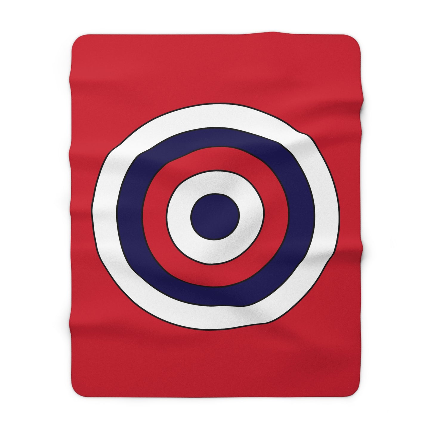Bermuda Retro Target Blanket Throw