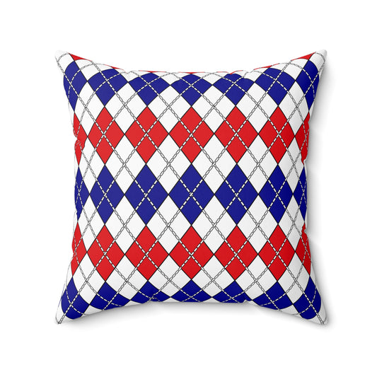 Guadeloupe Retro Argyle Cushion Pillow