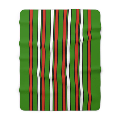 Hungary Retro Stripes Blanket Throw