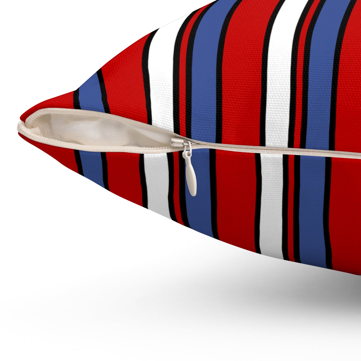 Democratic Peoples Republic Of Korea Retro Stripes Cushion Pillow