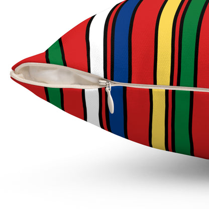 Seychelles Retro Stripes Cushion Pillow