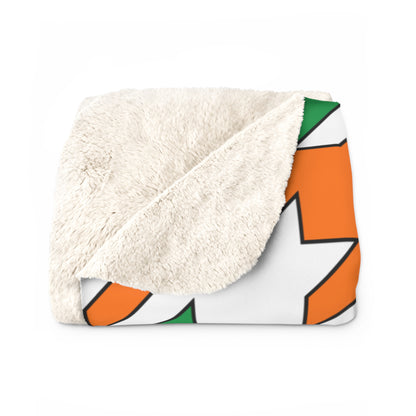 Ireland Retro Houndstooth Blanket Throw