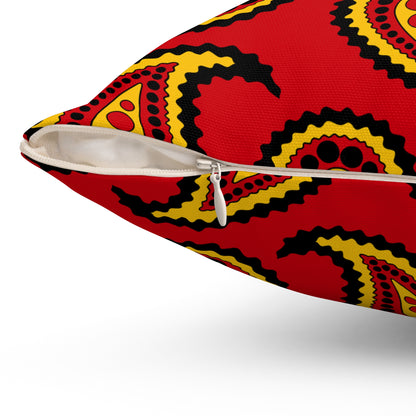 Timor Leste Retro Paisley Cushion Pillow