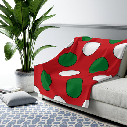 Belarus Retro Polka Dots Blanket Throw