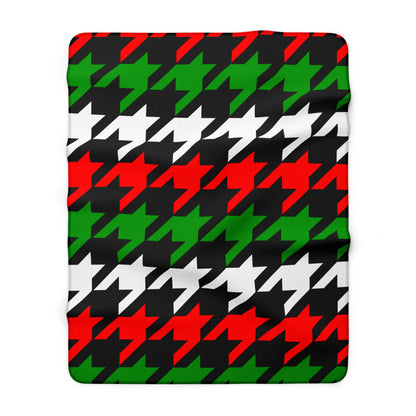 Sudan Retro Houndstooth Blanket Throw
