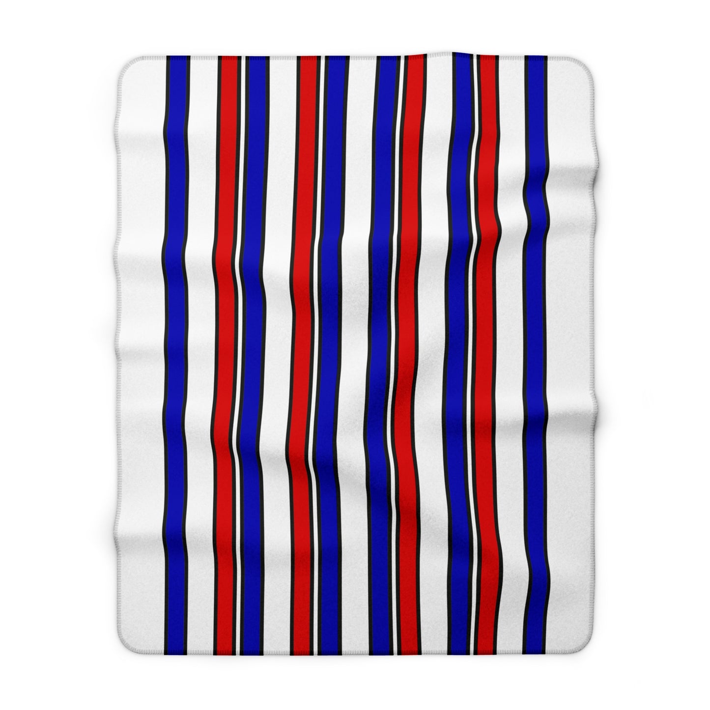 Costa Rica Retro Stripes Blanket Throw