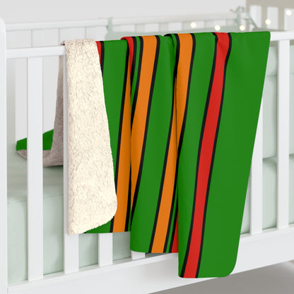 Zambia Retro Stripes Blanket Throw