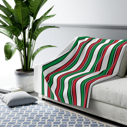 Italy Retro Stripes Blanket Throw