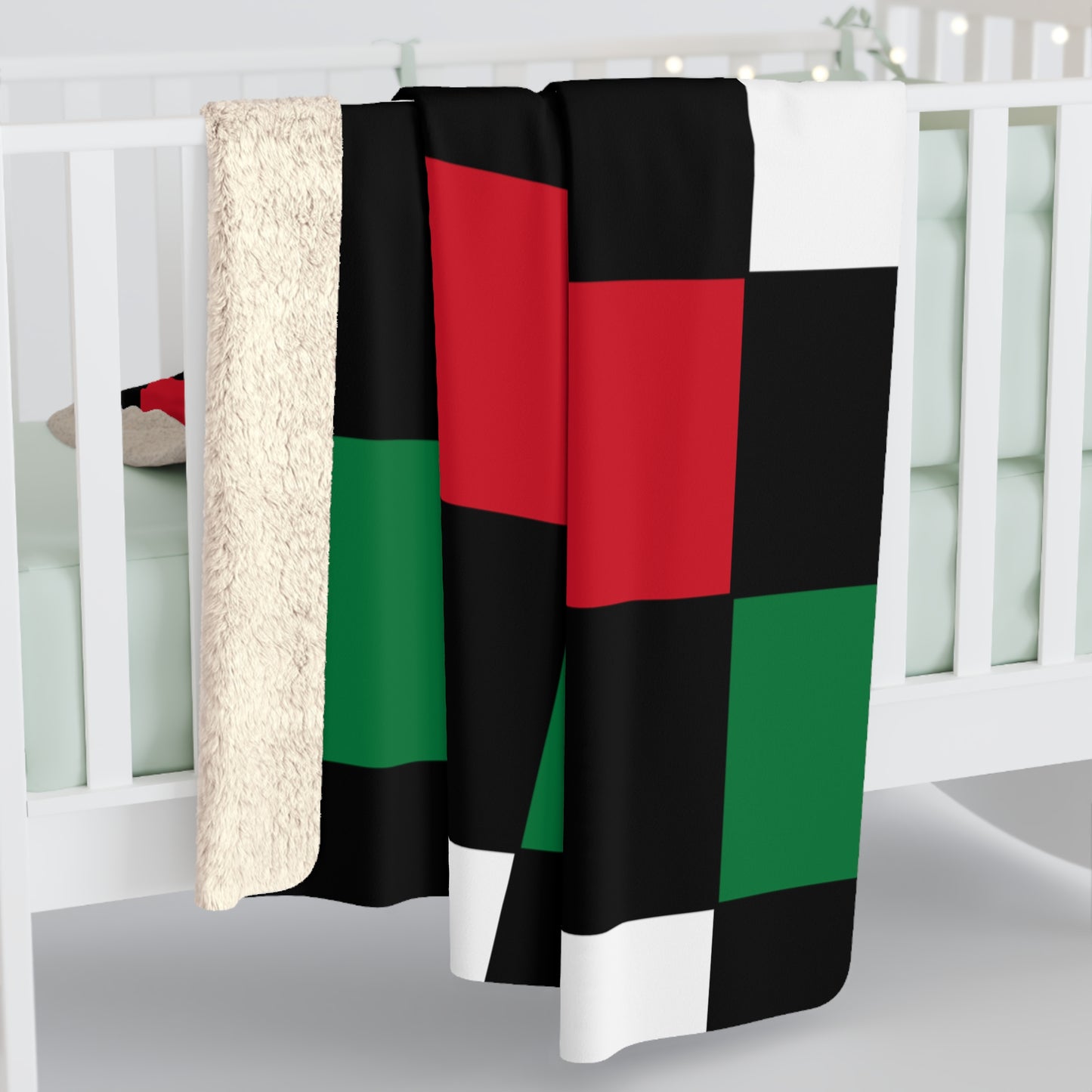 Syria Retro Check Blanket Throw