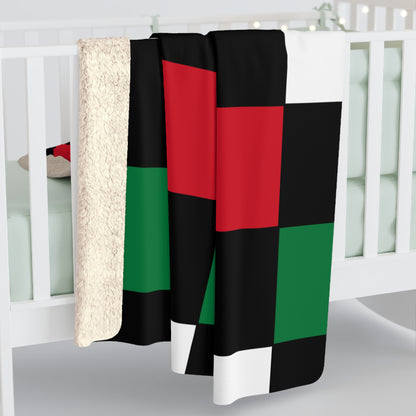 Syria Retro Check Blanket Throw