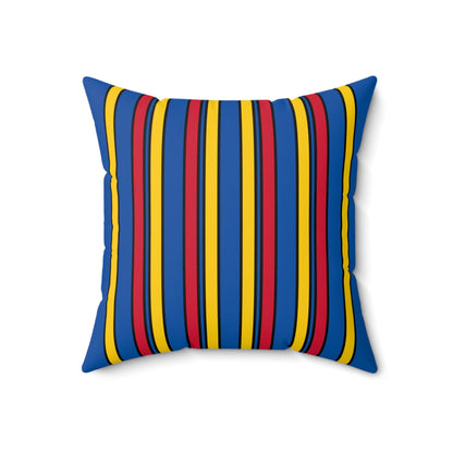Aland Islands Retro Stripes Cushion Pillow