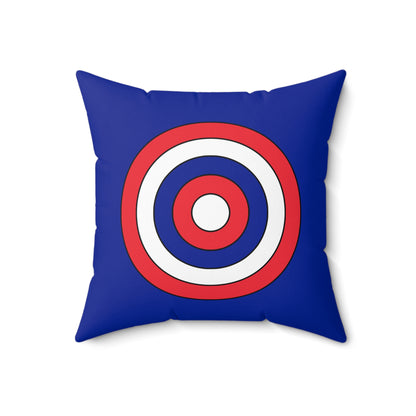 Sint Maarten Retro Target Cushion Pillow