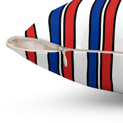 Faroe Islands Retro Stripes Cushion Pillow