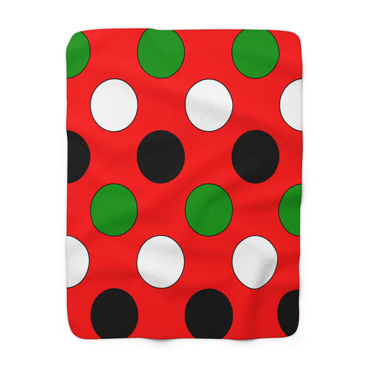 Jordan Retro Polka Dots Blanket Throw