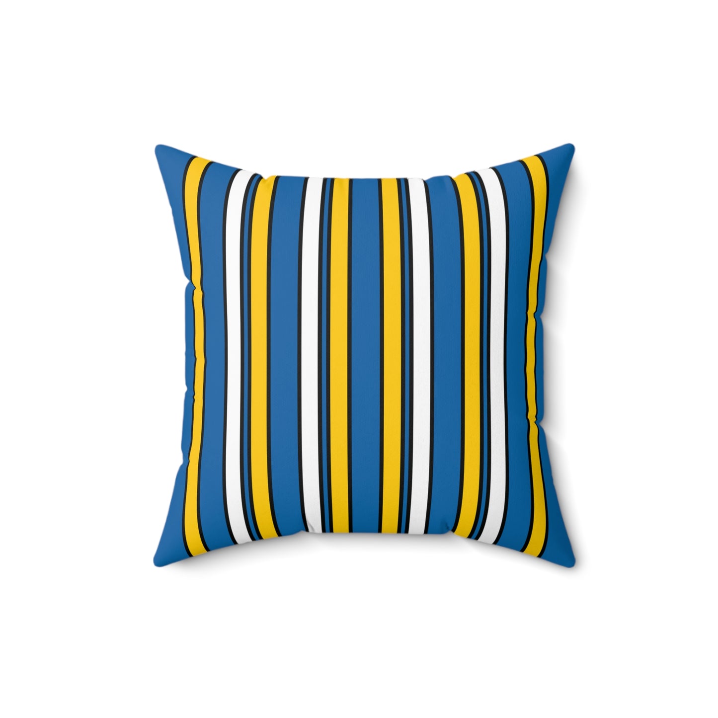 Canary Islands Retro Stripes Cushion Pillow