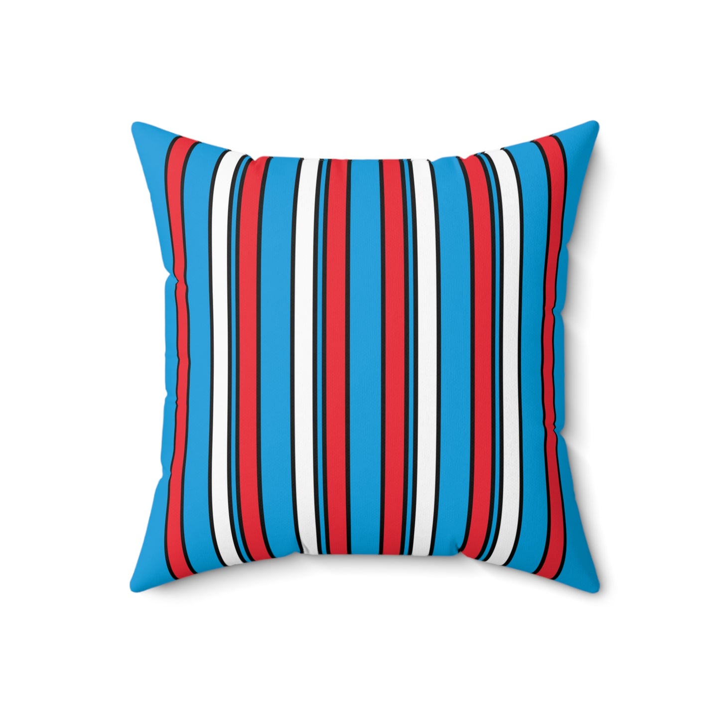 Luxembourg Retro Stripes Cushion Pillow