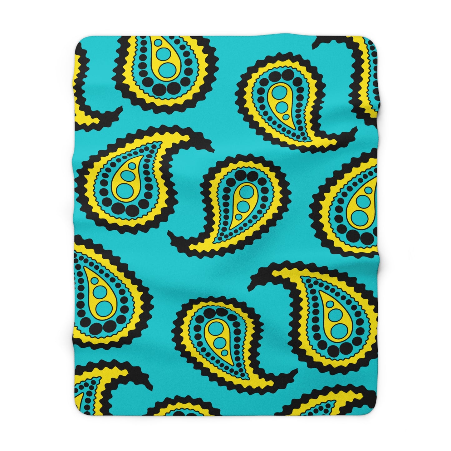 Bahamas Retro Paisley Blanket Throw