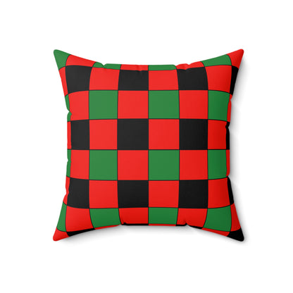 Malawi Retro Check Cushion Pillow