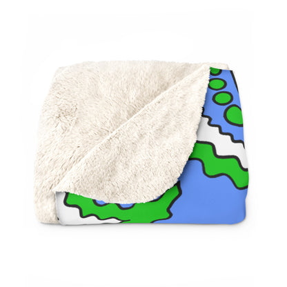 Djibouti Retro Paisley Blanket Throw