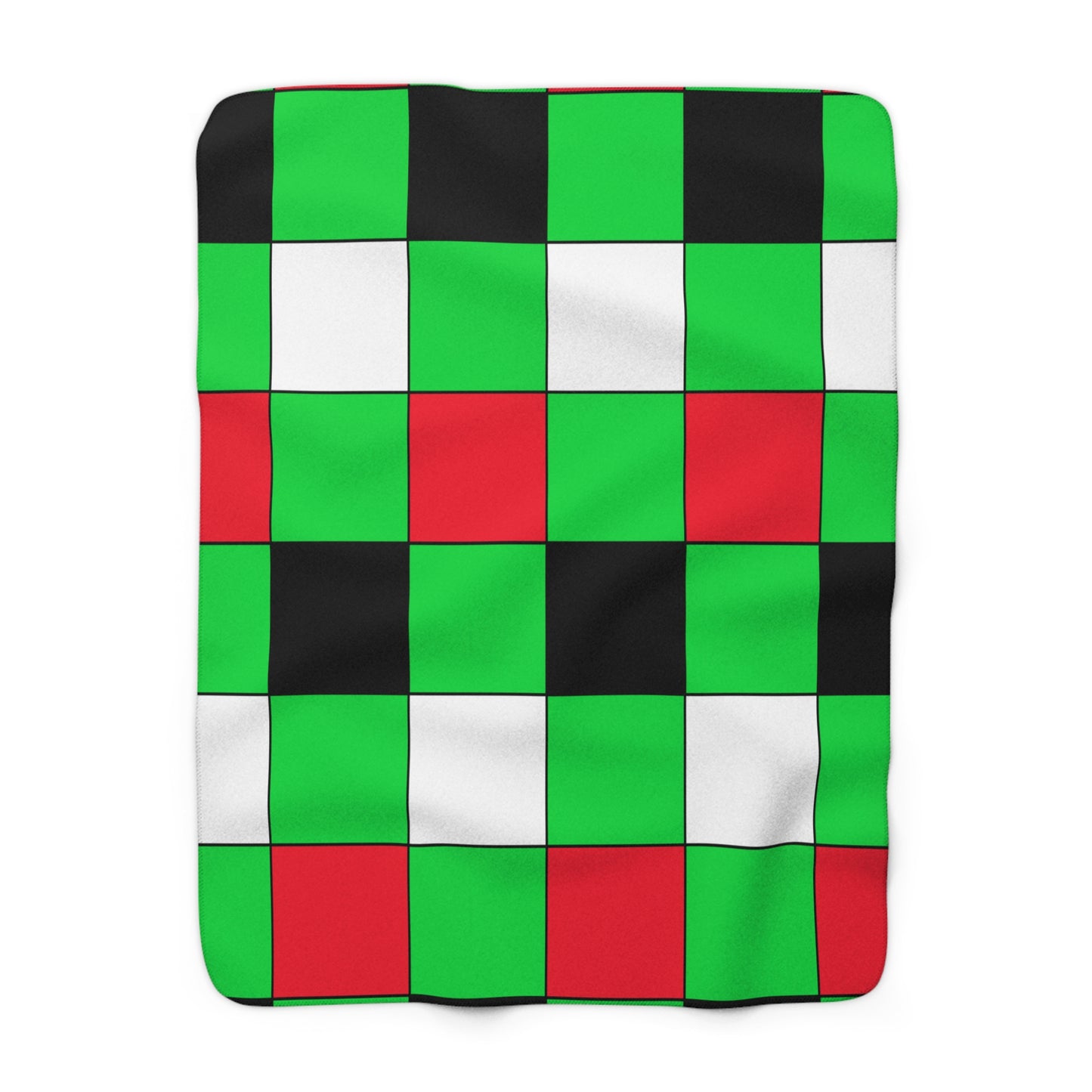 Kuwait Retro Check Blanket Throw