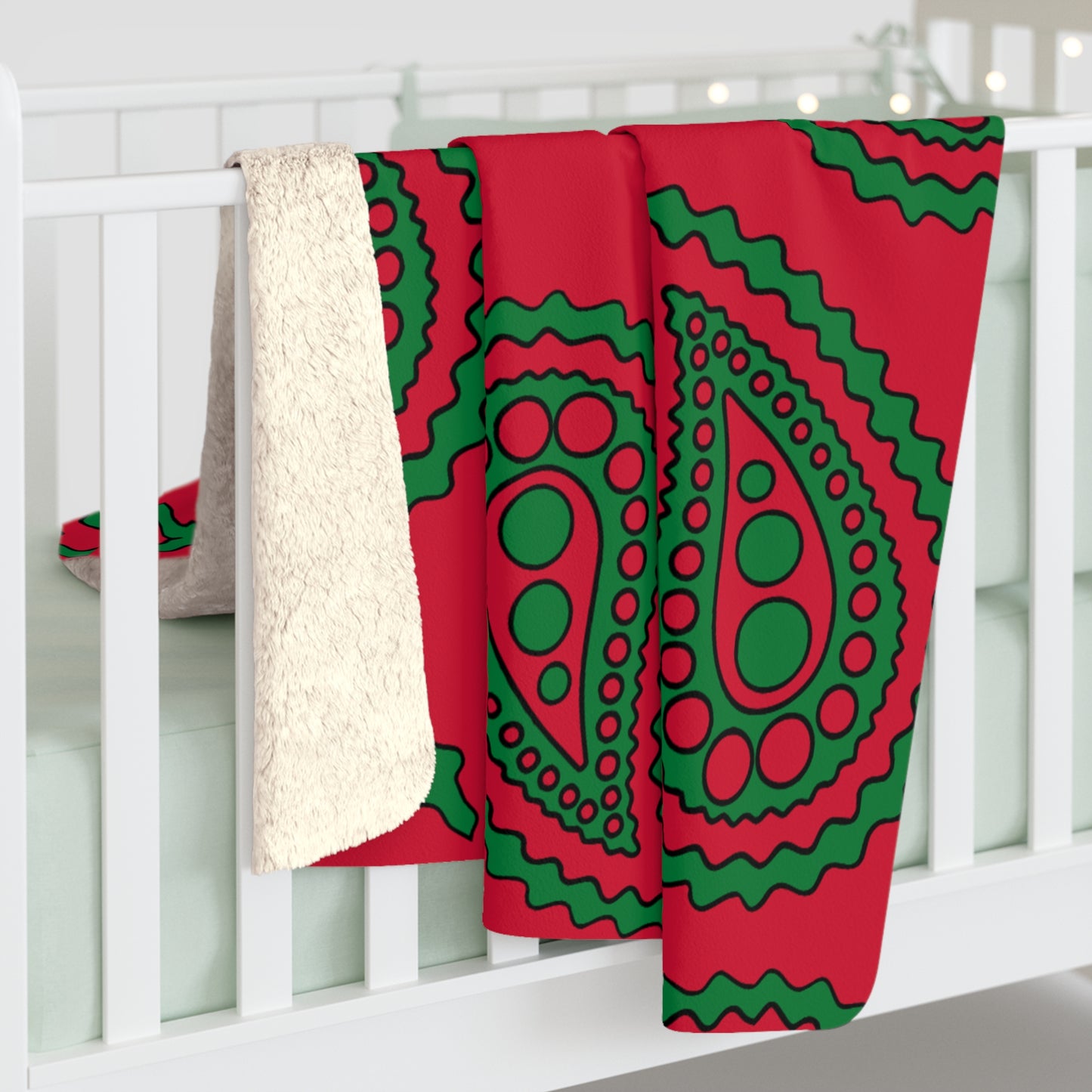 Maldives Retro Paisley Blanket Throw
