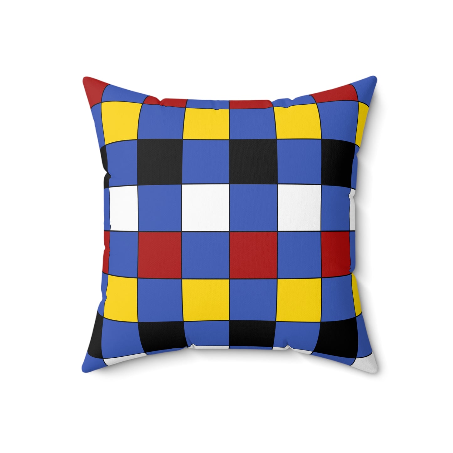Eswatini Retro Check Cushion Pillow