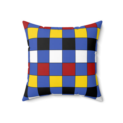 Eswatini Retro Check Cushion Pillow