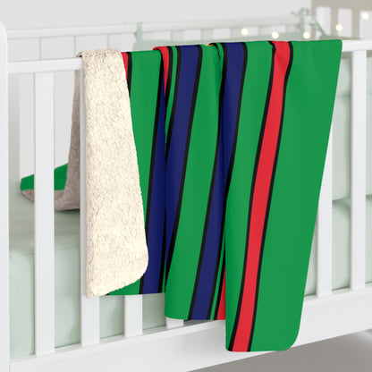 Mauritius Retro Stripes Blanket Throw