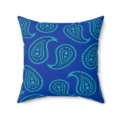 Pacific Islands Retro Paisley Cushion Pillow