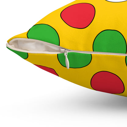Myanmar Retro Polka Dots Cushion Pillow