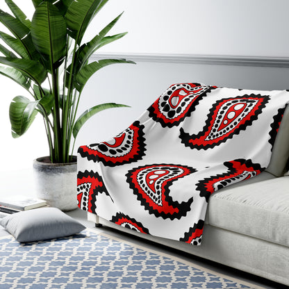 Yemen Retro Paisley Blanket Throw