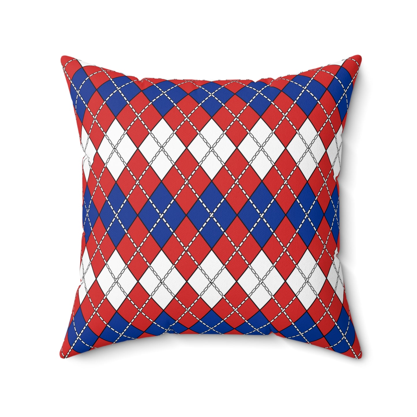 Bouvet Island Retro Argyle Cushion Pillow