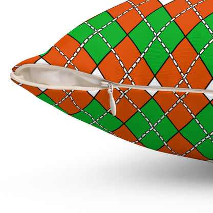 Niger Retro Argyle Cushion Pillow