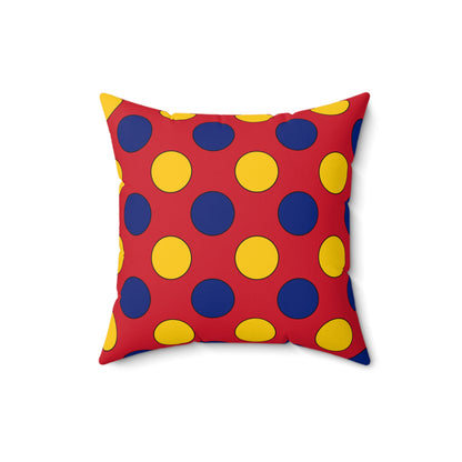 Venezuela Retro Polka Dots Cushion Pillow