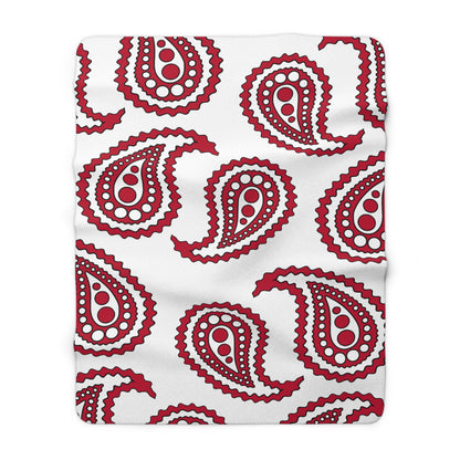 Japan Retro Paisley Blanket Throw