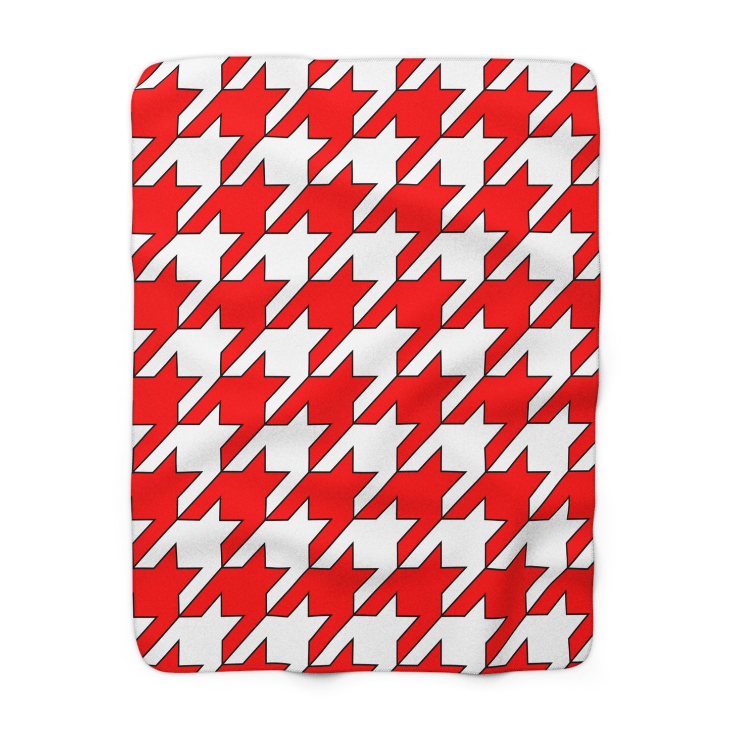 Georgia Retro Houndstooth Blanket Throw