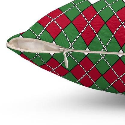 Suriname Retro Argyle Cushion Pillow