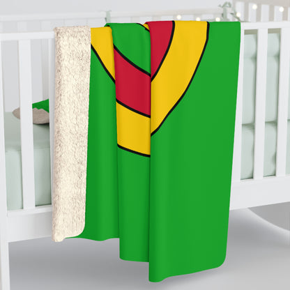 Sao Tome And Principe Retro Target Blanket Throw
