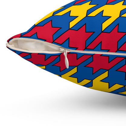 Aland Islands Retro Houndstooth Cushion Pillow