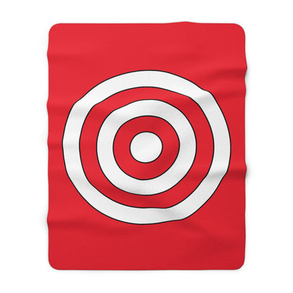 Hong Kong Retro Target Blanket Throw