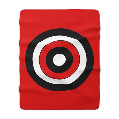 Trinidad And Tobago Retro Target Blanket Throw